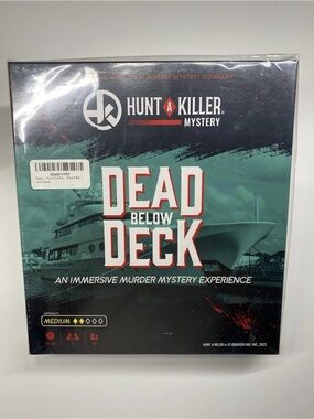 Hunt A Killer Dead Below Deck Strategy Game Immersive Storytelling Realistic NEW